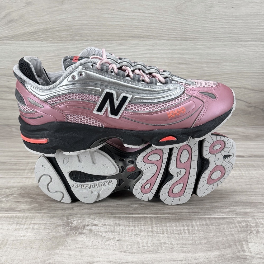 New Balance New Balance 1000 Pink Metallic Silver M1000U Mens Size 12 New - Picture 6 of 9